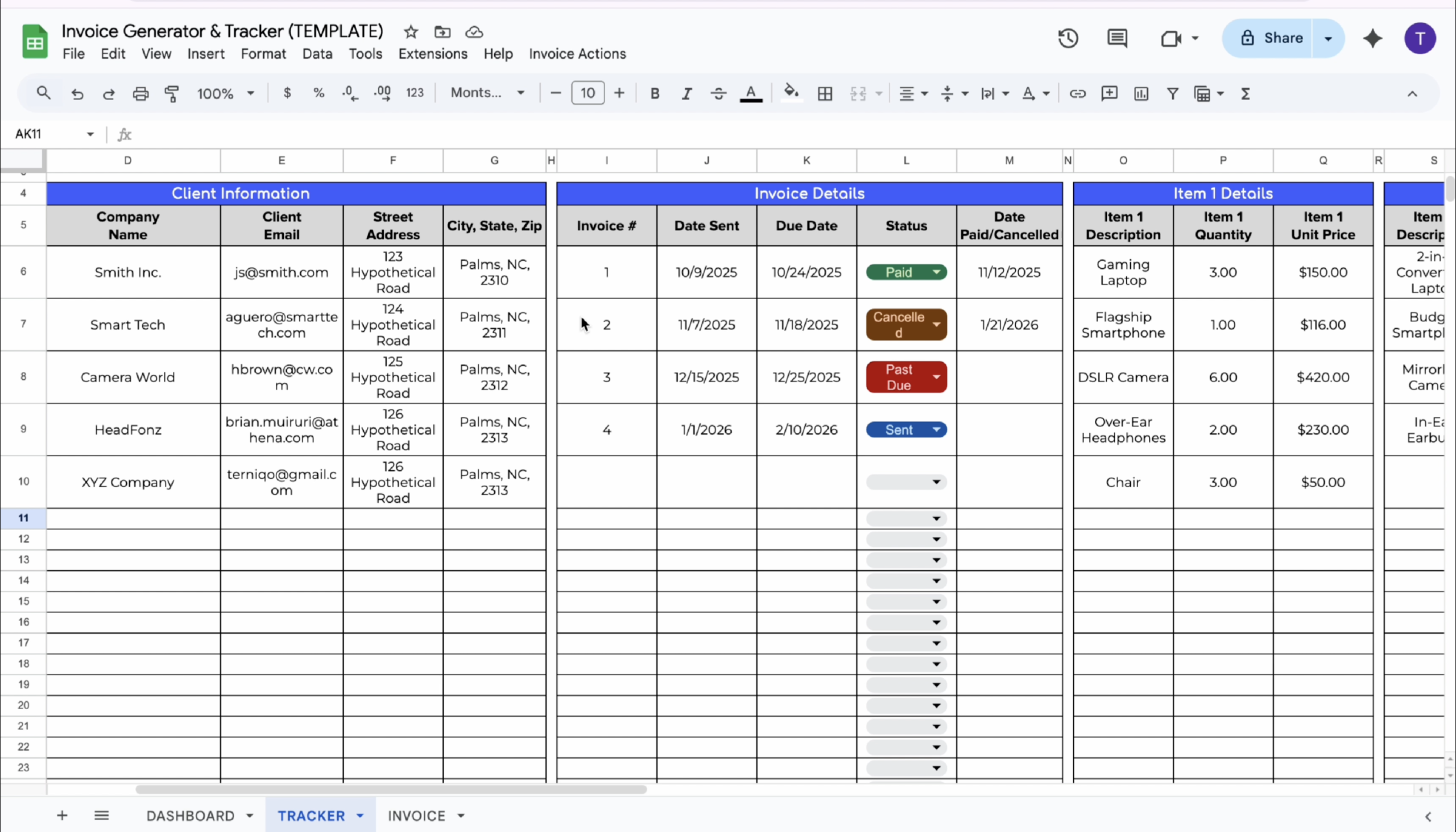 Invoice Generator & Tracker - Image 3